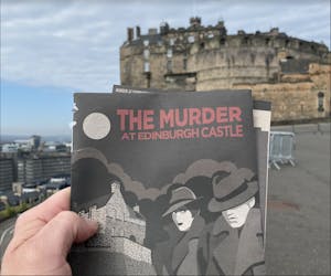Paseo misterioso autoguiado: misterio del asesinato del castillo de Edimburgo